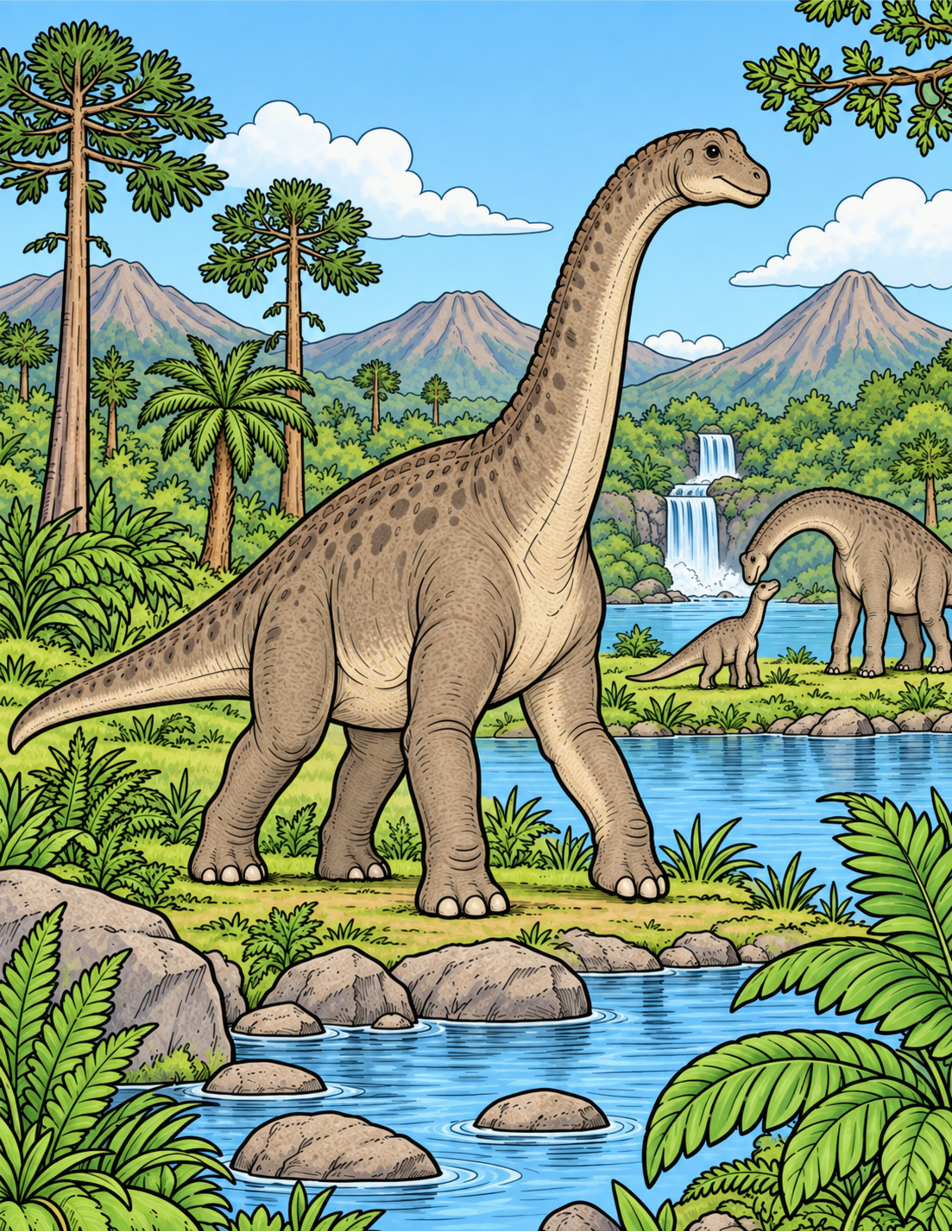 Camarasaurus colorido