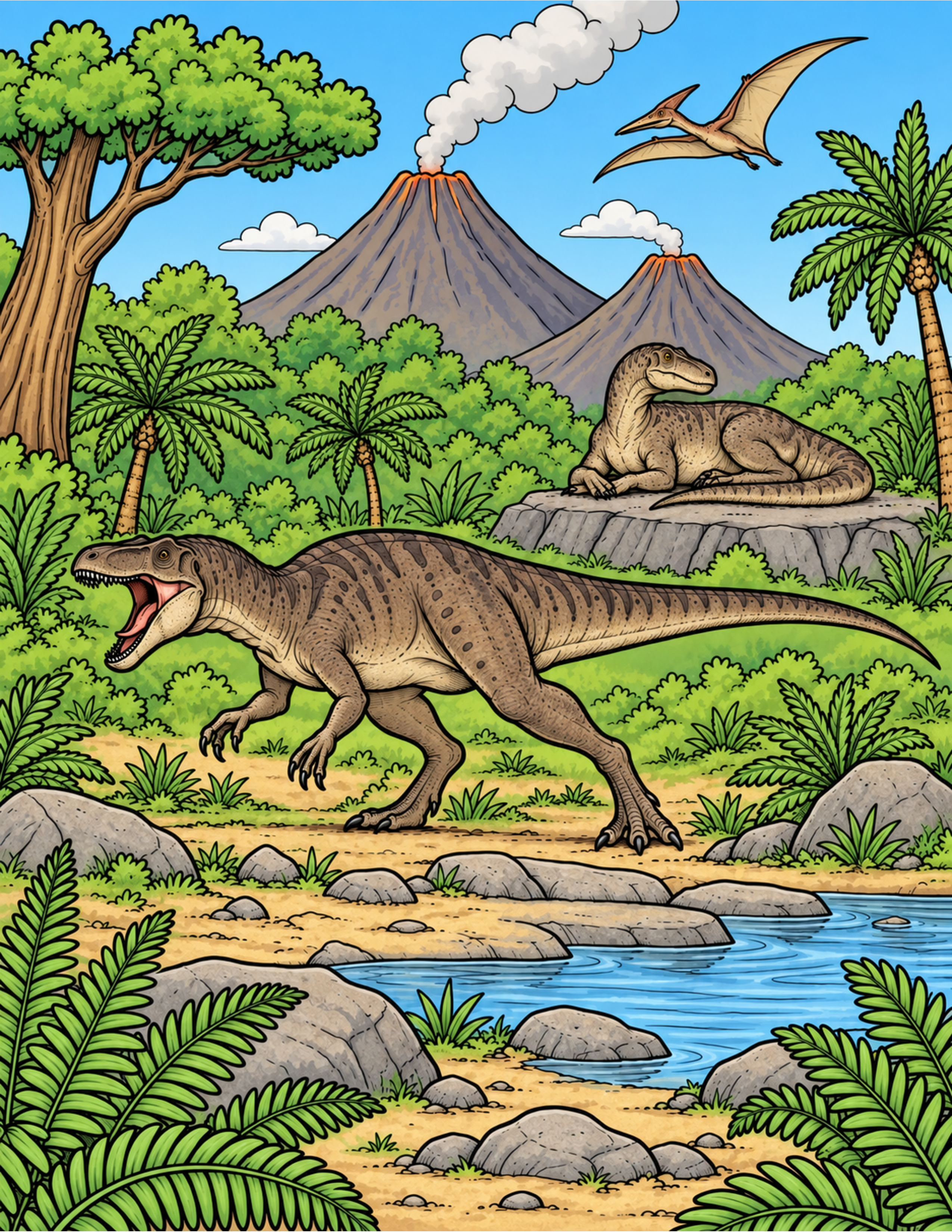 Megalosaurus colorido